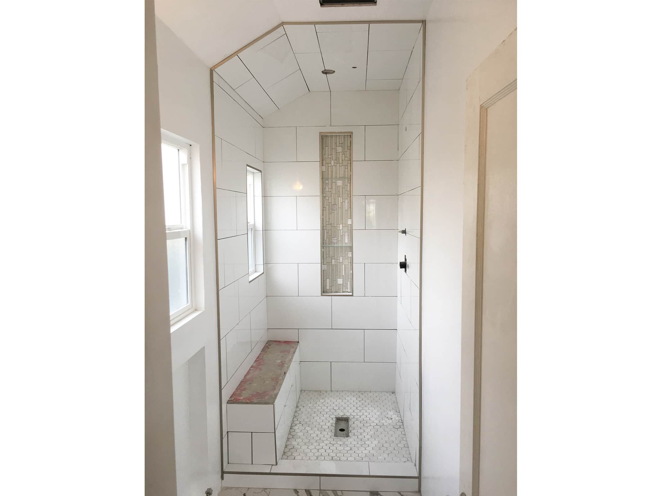 standup shower design contractor los angeles slider bathroom conversion image 17